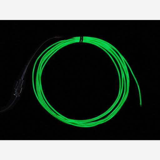 EL wire starter pack - Green 2.5 meter (8.2 ft)