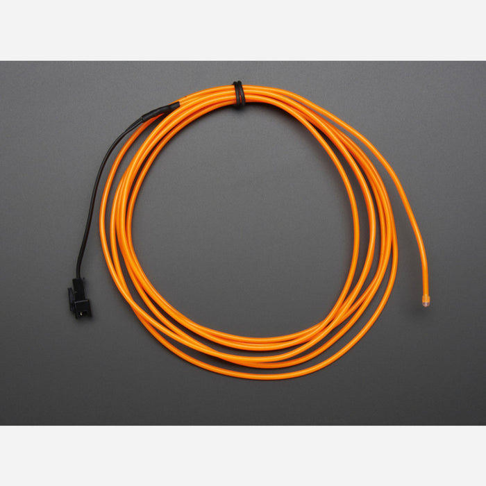 EL wire starter pack - Orange 2.5 meter (8.2 ft)