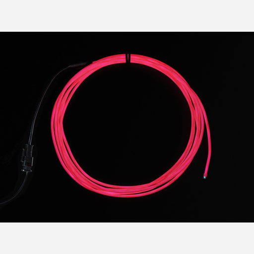 EL wire starter pack - Pink 2.5 meter (8.2 ft)