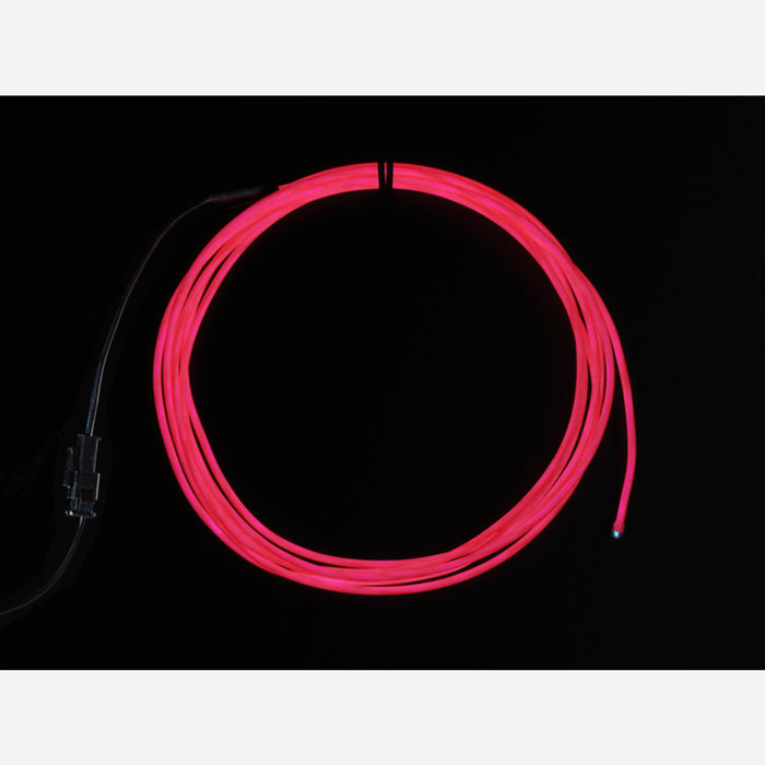 EL wire starter pack - Pink 2.5 meter (8.2 ft)