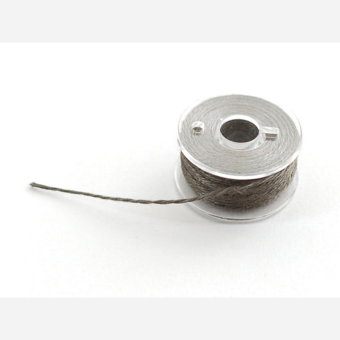 Stainless Thin Conductive Yarn / Thick Conductive Thread - 30 ft