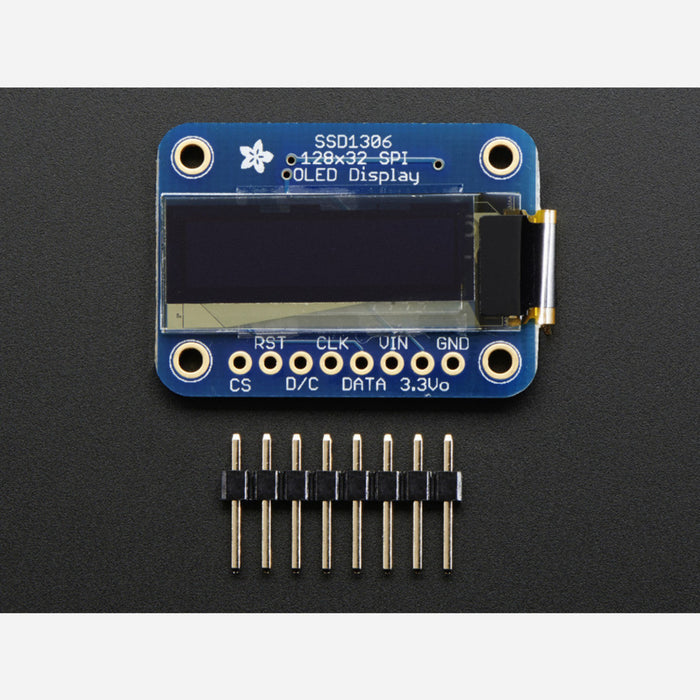 Monochrome 128x32 SPI OLED graphic display