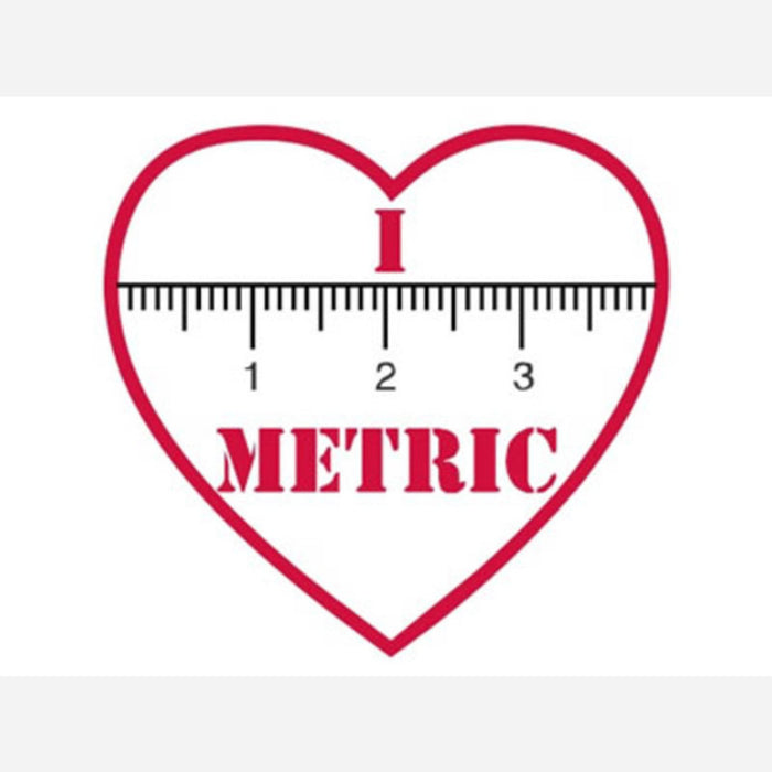 I heart METRIC - Sticker!