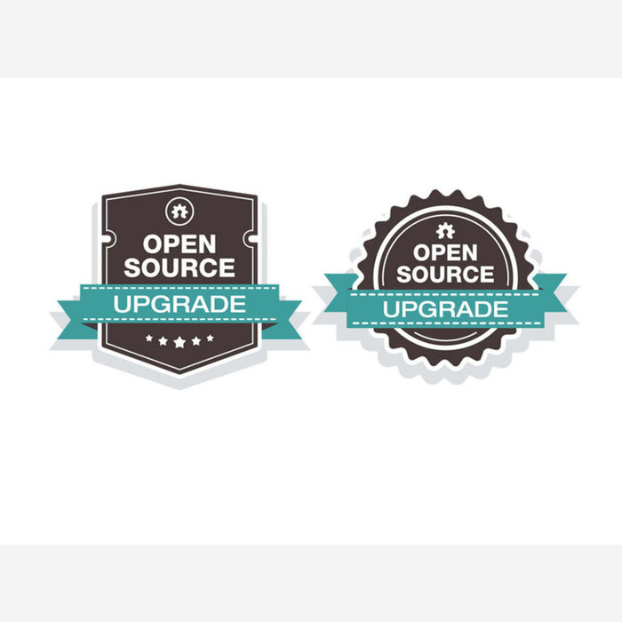 Open source Upgrade stickers