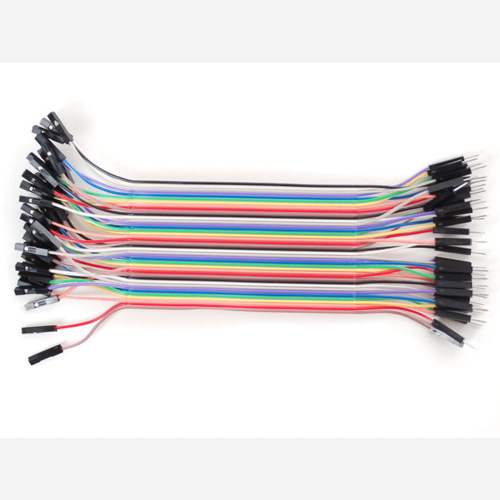 Premium Female/Male 'Extension' Jumper Wires - 40 x 6 (150mm)