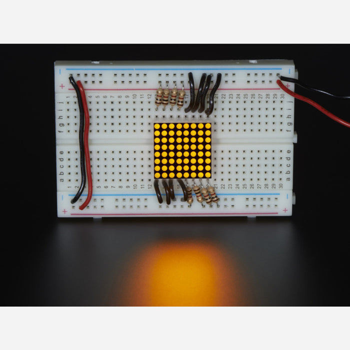 Miniature 8x8 Yellow LED Matrix