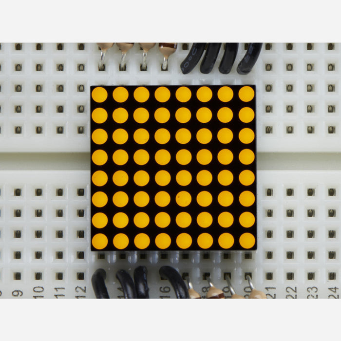 Miniature 8x8 Yellow LED Matrix