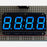 Adafruit 0.56" 4-Digit 7-Segment Display w/I2C Backpack - Blue