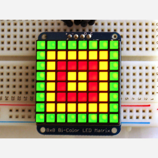 Adafruit Bicolor LED Square Pixel Matrix with I2C Backpack