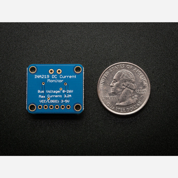 INA219 High Side DC Current Sensor Breakout - 26V ±3.2A Max