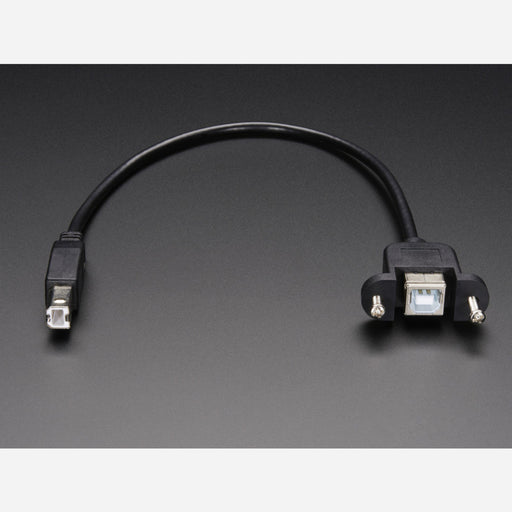 Panel Mount USB Cable - B Male to B Female