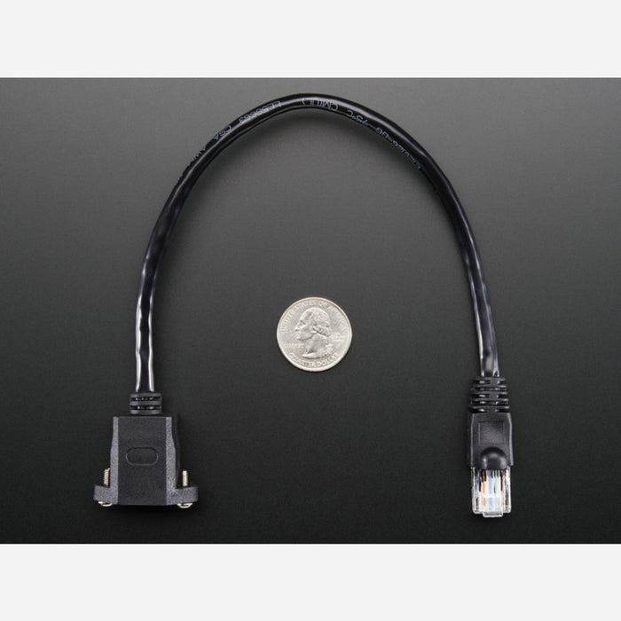 Panel Mount Ethernet Extension Cable