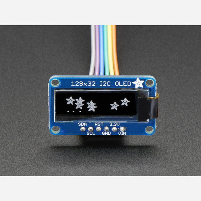 Monochrome 128x32 I2C OLED graphic display