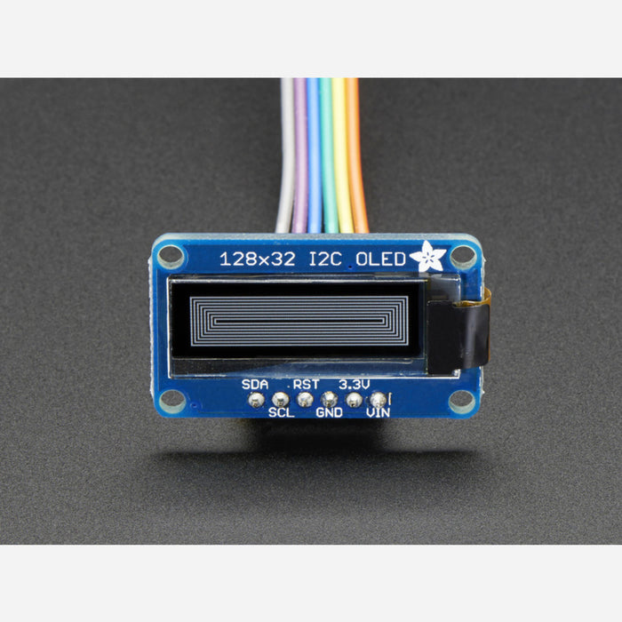 Monochrome 128x32 I2C OLED graphic display