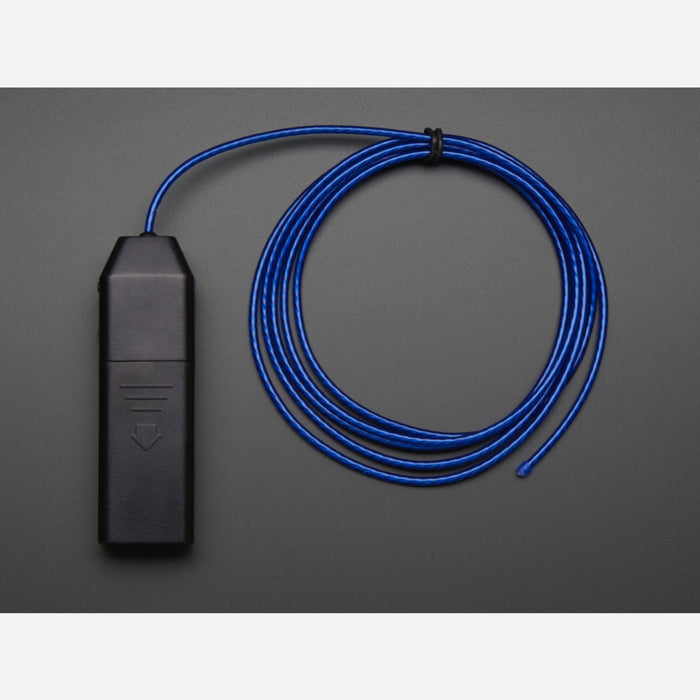 EL Flowing Effect Wire with Inverter - Blue 2.0 meter (6.5 ft)