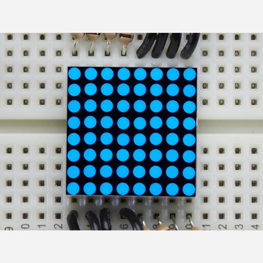 Miniature 8x8 Blue LED Matrix