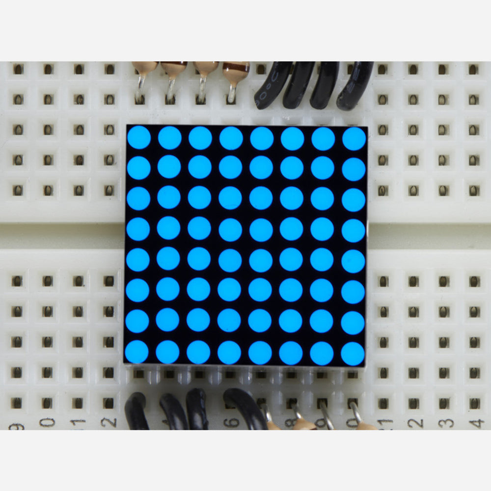 Miniature 8x8 Blue LED Matrix