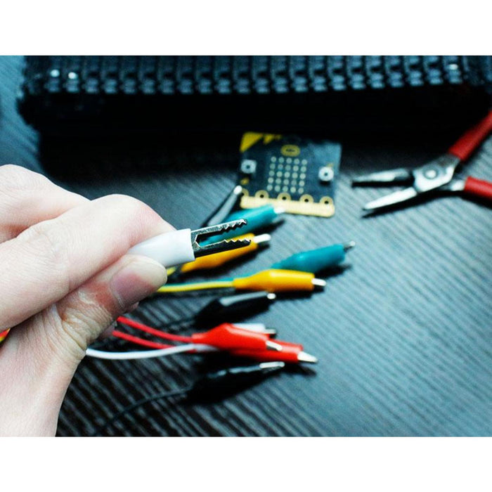 10 pcs DIY 35cm Alligator clips connection cable for BBC micro:bit