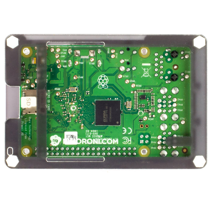 Pibow 3 B+ Coupé (Raspberry Pi 3 B+, 3, & 2) - Coupé Red