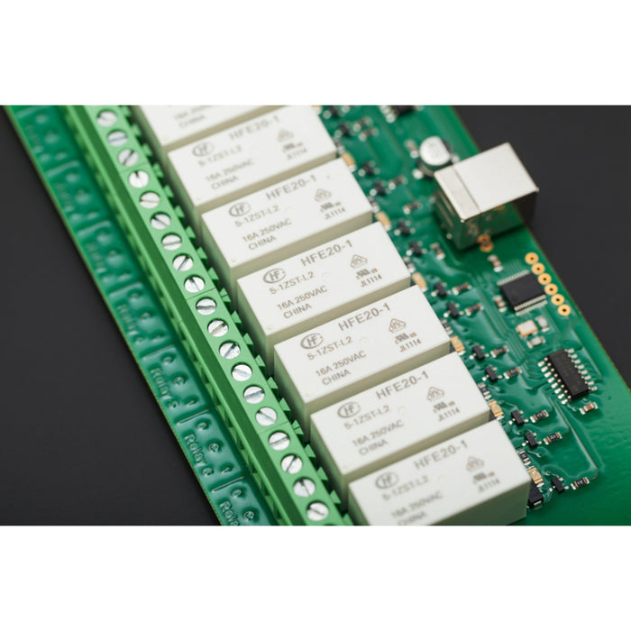 USB-RLY16L(16 Low Power 8 channel relay outputs at 16A)