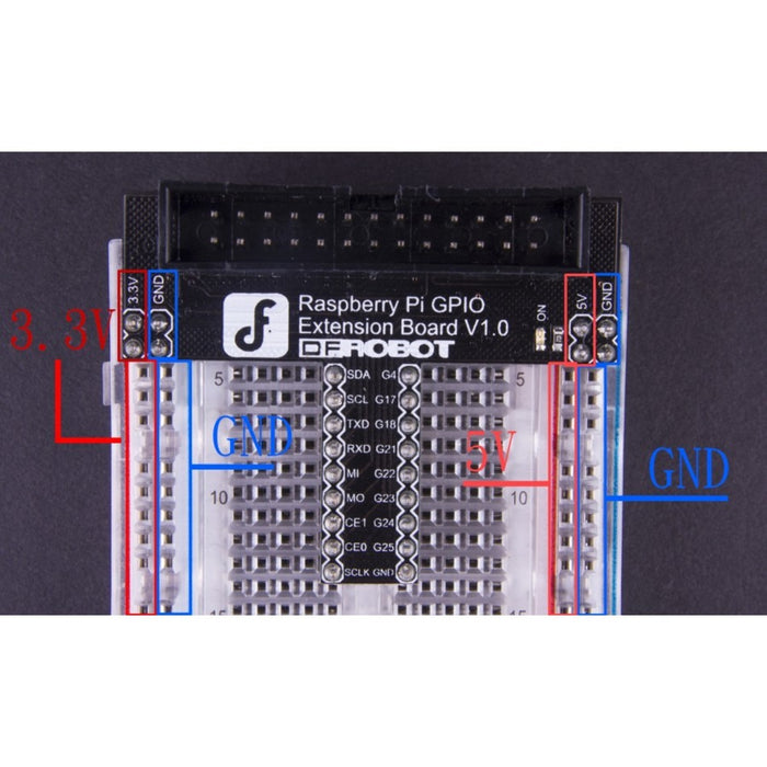 Raspberry Pi GPIO Extension Board