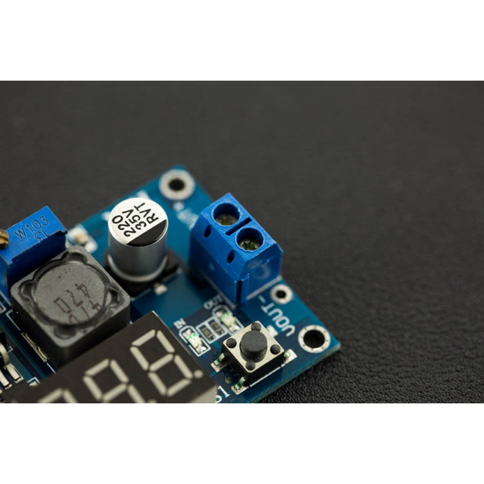 20W Adjustable DC-DC Buck Converter with Digital Display