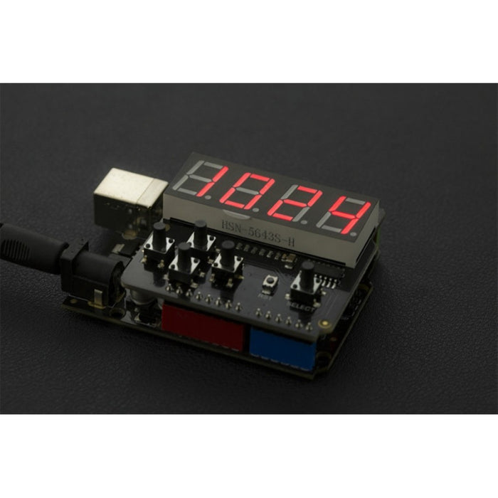 7 Segment LED Keypad Shield For Arduino