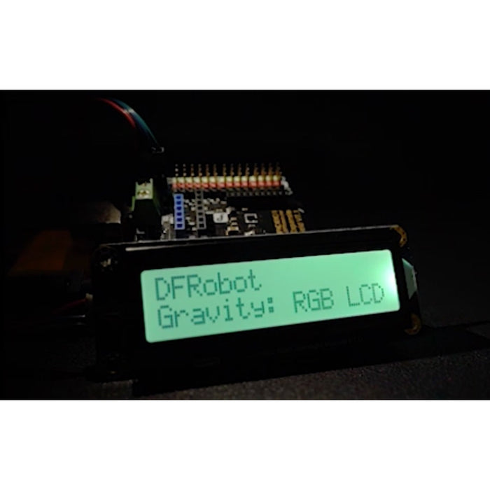 Gravity: I2C 16x2 Arduino LCD with RGB Backlight Display