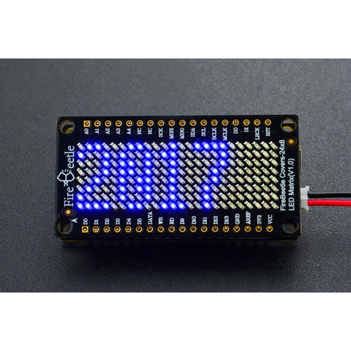 FireBeetle Covers-24x8 LED Matrix (Blue)