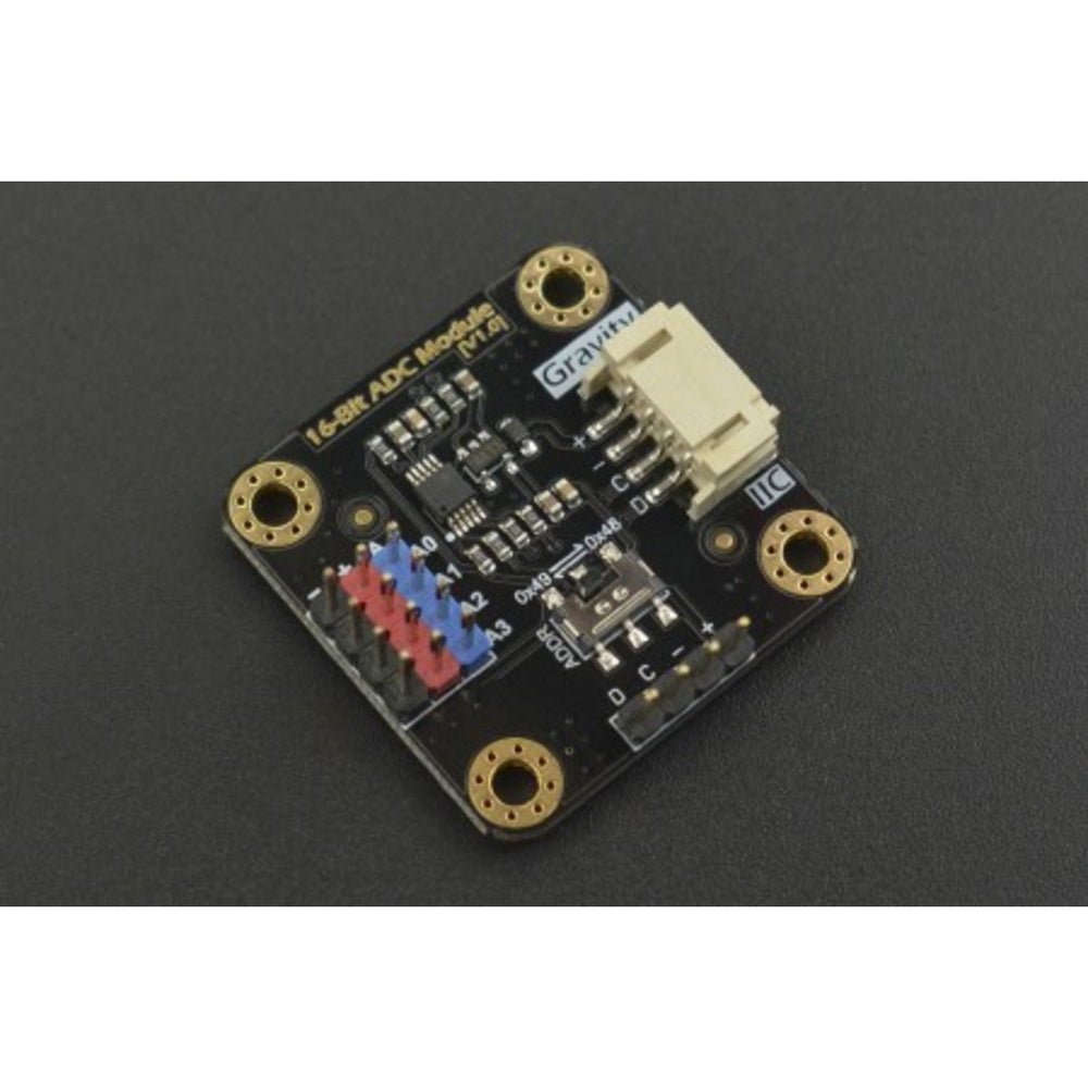 Gravity: I2C ADS1115 16-Bit ADC Module (Arduino & Raspberry Pi Compatible)