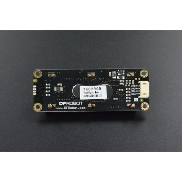 Gravity: I2C 16x2 Arduino LCD with RGB Font Display (Black)