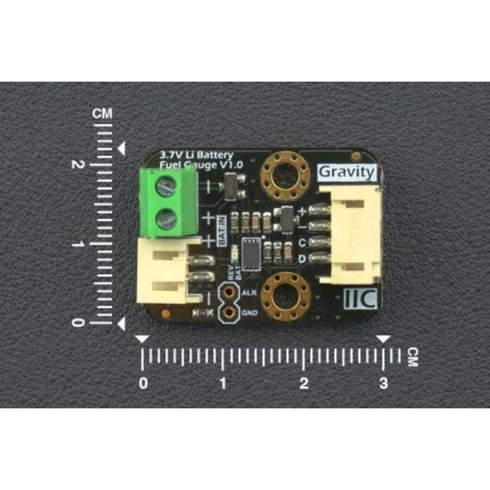 Gravity: I2C 3.7V Li Battery Fuel Gauge