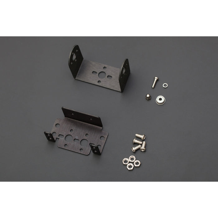 Pan and Tilt Kit (Black Anodized) (no servos)