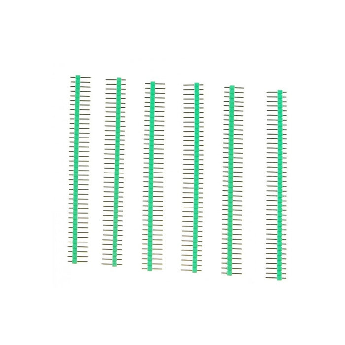 Arduino Male Pin Headers | 0.1" (2.54 mm) Straight Green