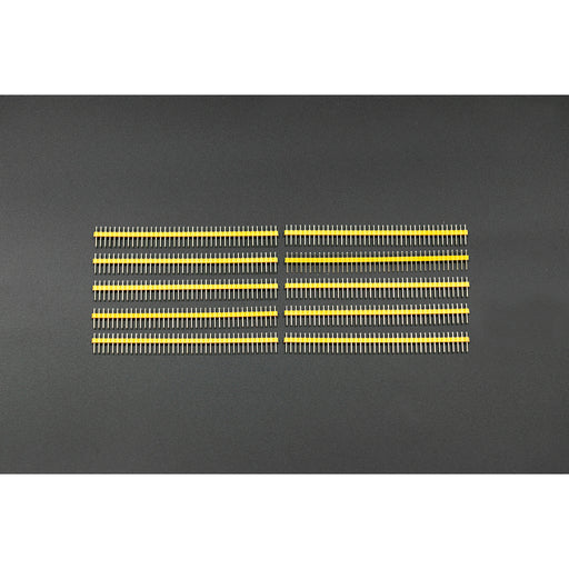 Arduino Male Pin Headers | 0.1" (2.54 mm) Straight Yellow