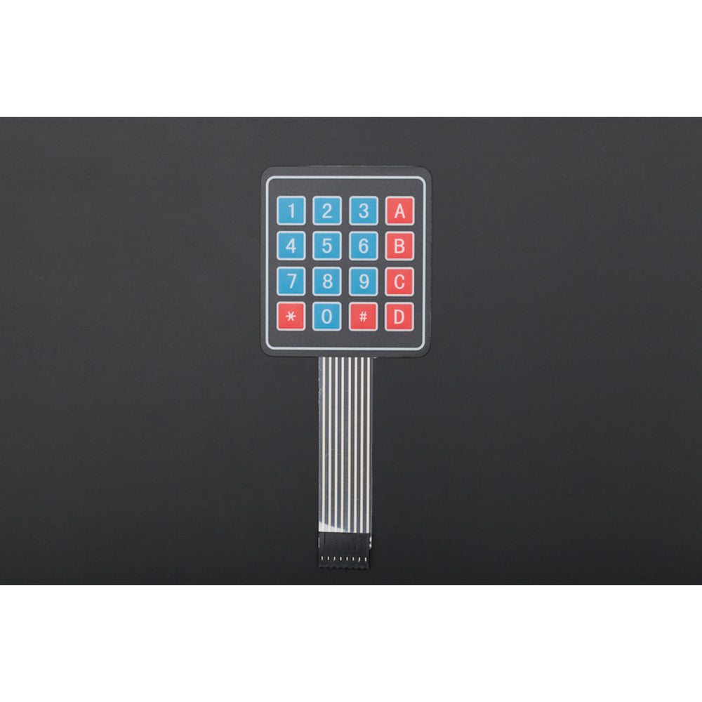 Sealed Membrane 4*4 button pad with sticker