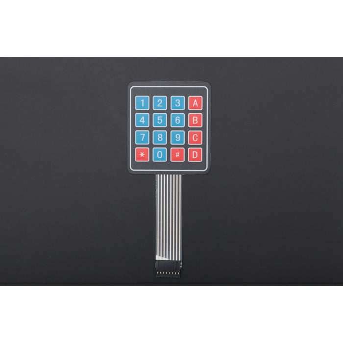 Sealed Membrane 4*4 button pad with sticker