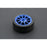 D65mm Rubber Wheel Pair - Blue (Without Shaft)