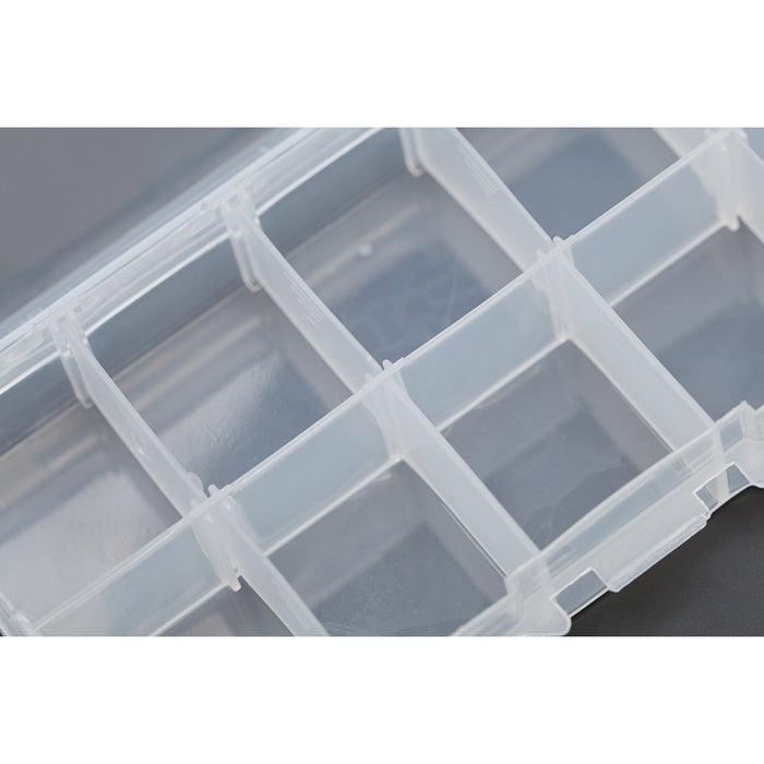 Adjustable Compartment Parts Box - 10 compartments