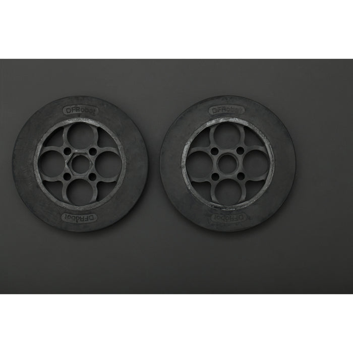 Rubber Wheel 136x24mm (Pair)