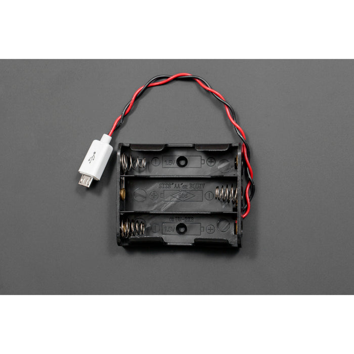 MicroUSB Battery Holder (3xAA)