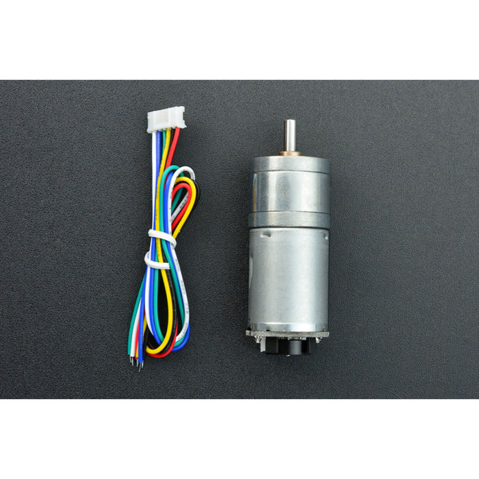 12V DC Motor 350RPM w/Encoder (12kg*cm)