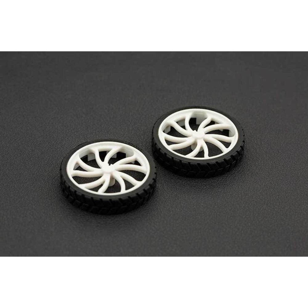 N20 ABS Rubber Wheel 43x9mm (Pair)