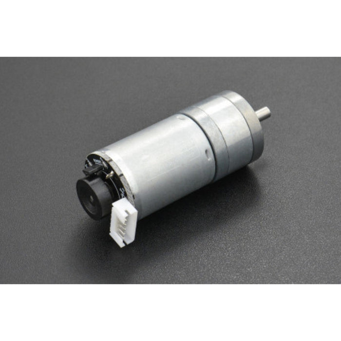 Metal DC Geared Motor w/Encoder - 6V 300RPM 3.6Kg.cm