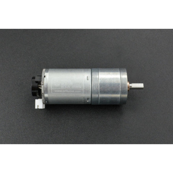 Metal DC Geared Motor w/Encoder - 6V 100RPM 6.5Kg.cm