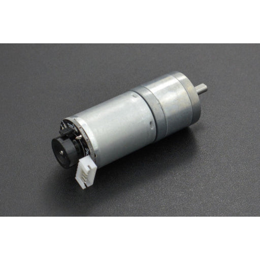 Metal DC Geared Motor w/Encoder - 6V 100RPM 6.5Kg.cm