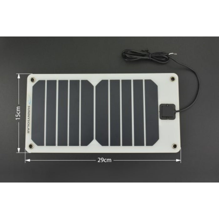 Semi Flexible Monocrystalline Solar Panel (5V 1A)