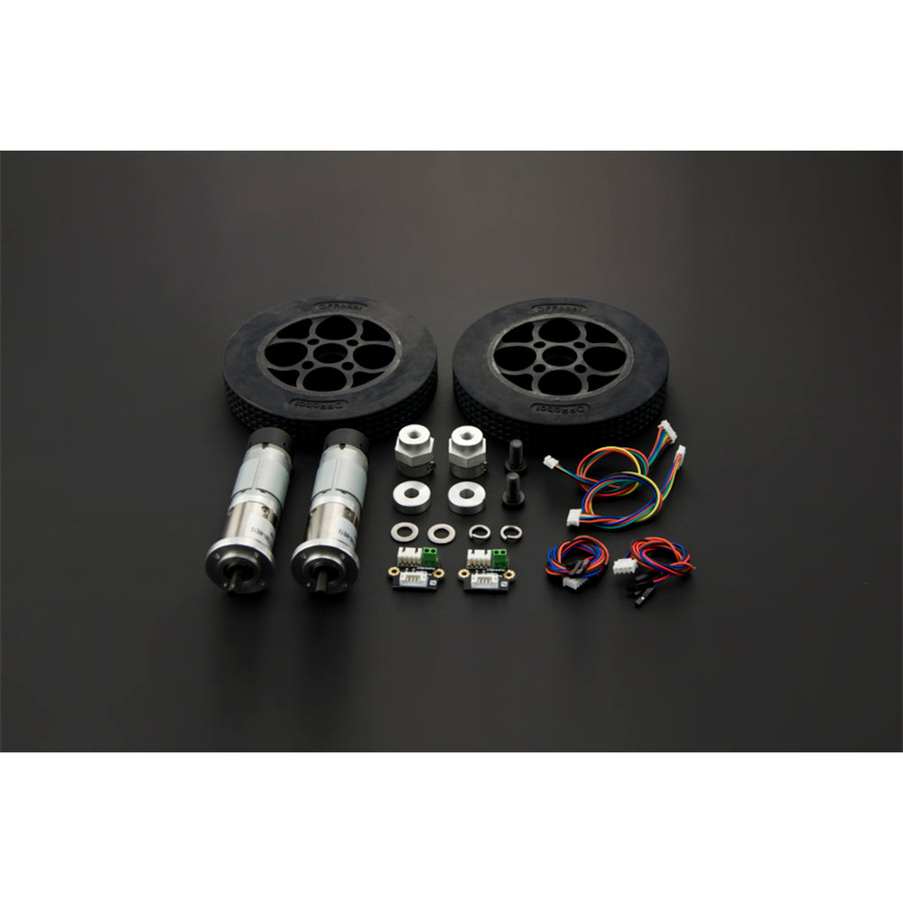 Rubber Wheel & Motor Kit