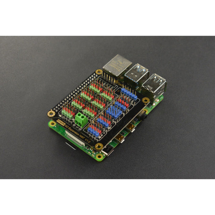 IO Expansion HAT for Raspberry Pi 4B/3B+