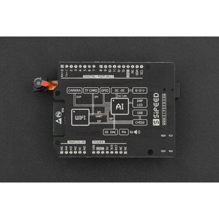 Maixduino AI Development Board（OV2640）K210 RISC-V AI+lOT ESP32